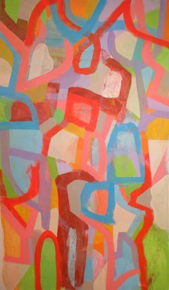Lost on the Midway, peinture, acrylique sur toile