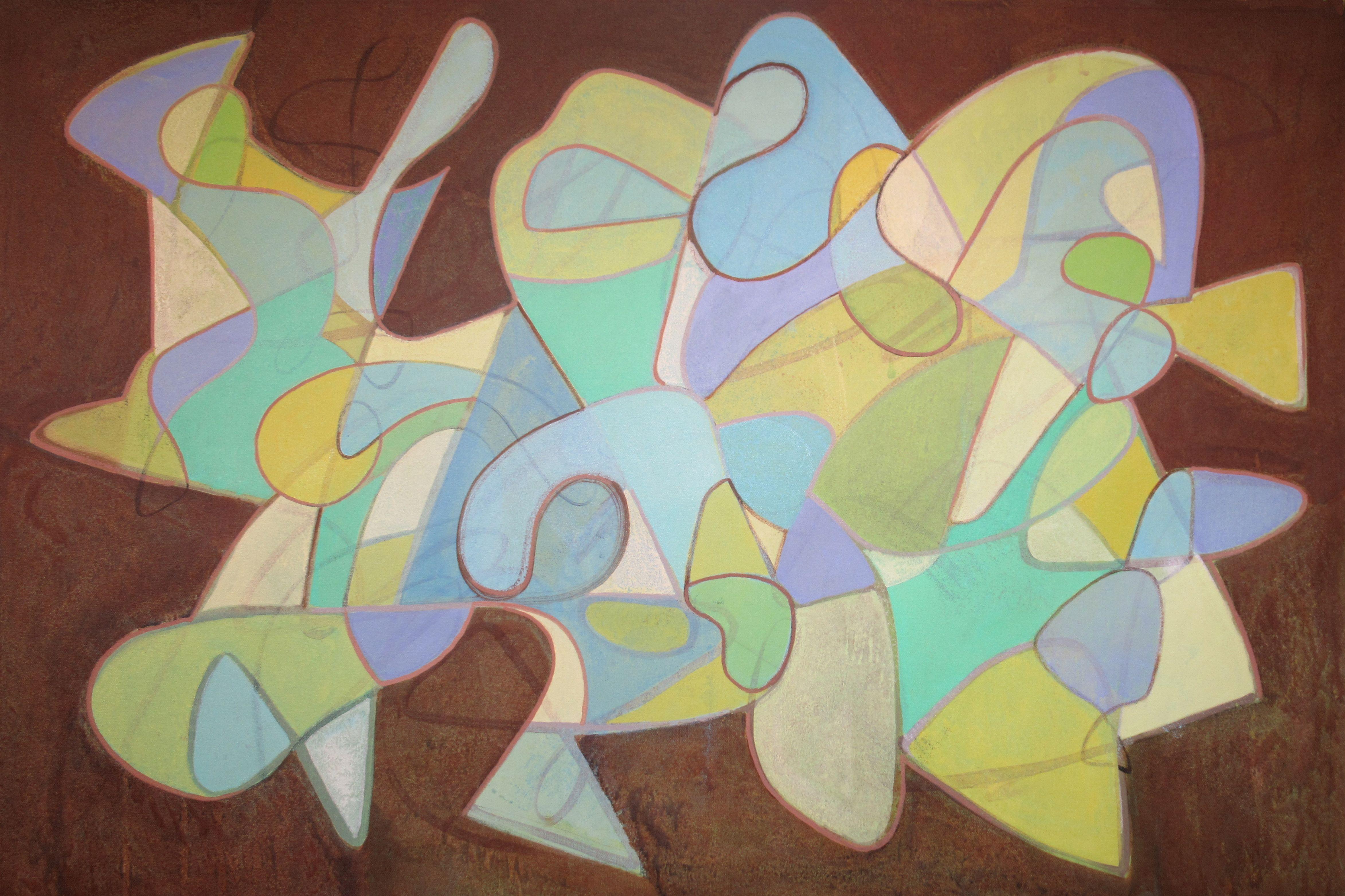 Hal Mayforth Abstract Painting - Mariposa, Painting, Acrylic on Canvas