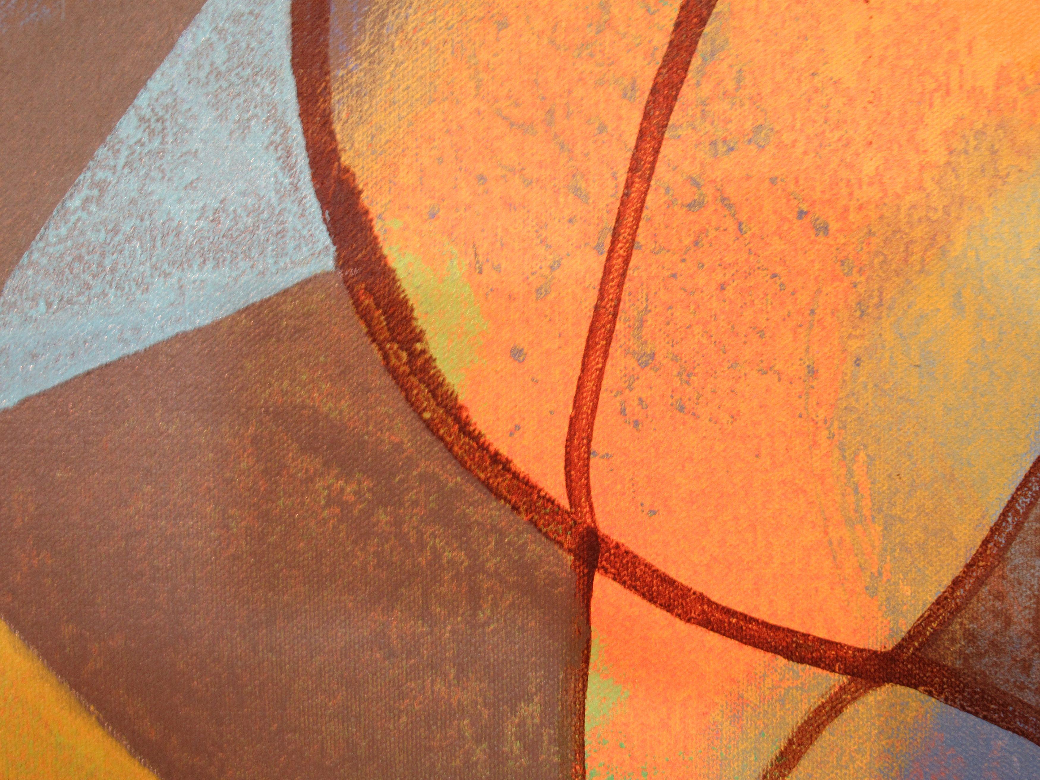 Mon jour de chance, peinture, acrylique sur toile - Abstrait Painting par Hal Mayforth