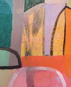 No Frills Picnic, Painting, Acrylic on Canvas