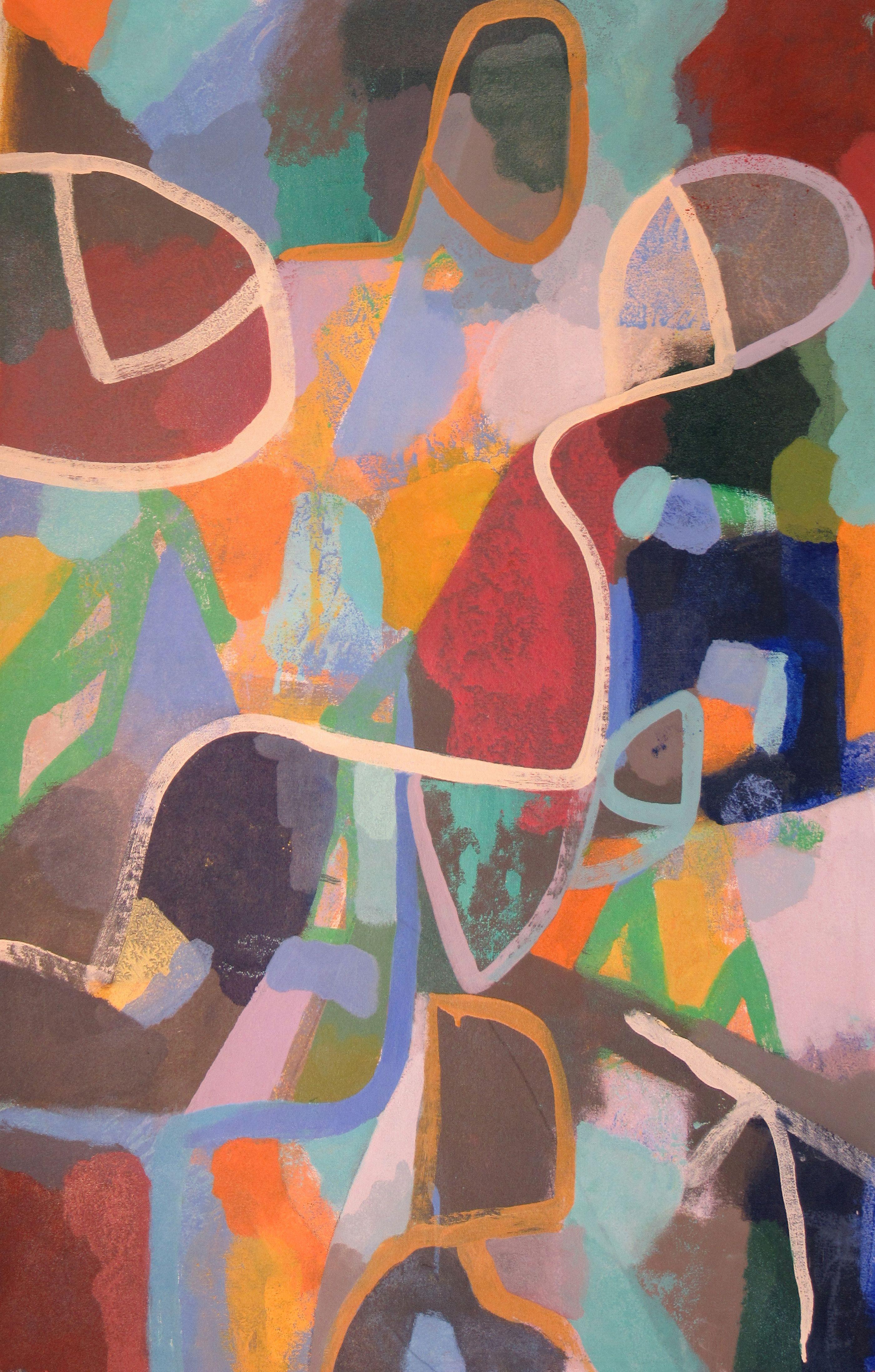 Abstract Painting di Hal Mayforth - Una volta troppo spesso, Pittura, Acrilico su tela