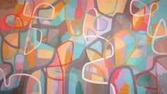 Chemin de moindre résistance, peinture, acrylique sur toile
