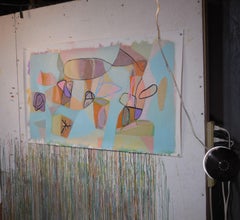 Patio, Painting, Acrylic on Canvas