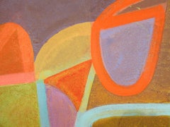 Carte postale de Easy Street, peinture à l'acrylique sur toile