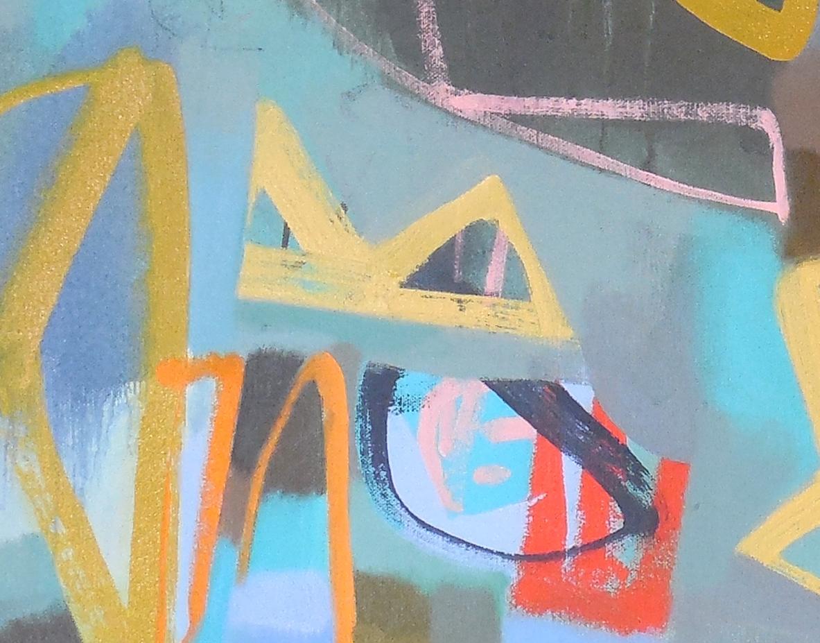 Mascalzone, Pittura, Acrilico su tela - Painting di Hal Mayforth