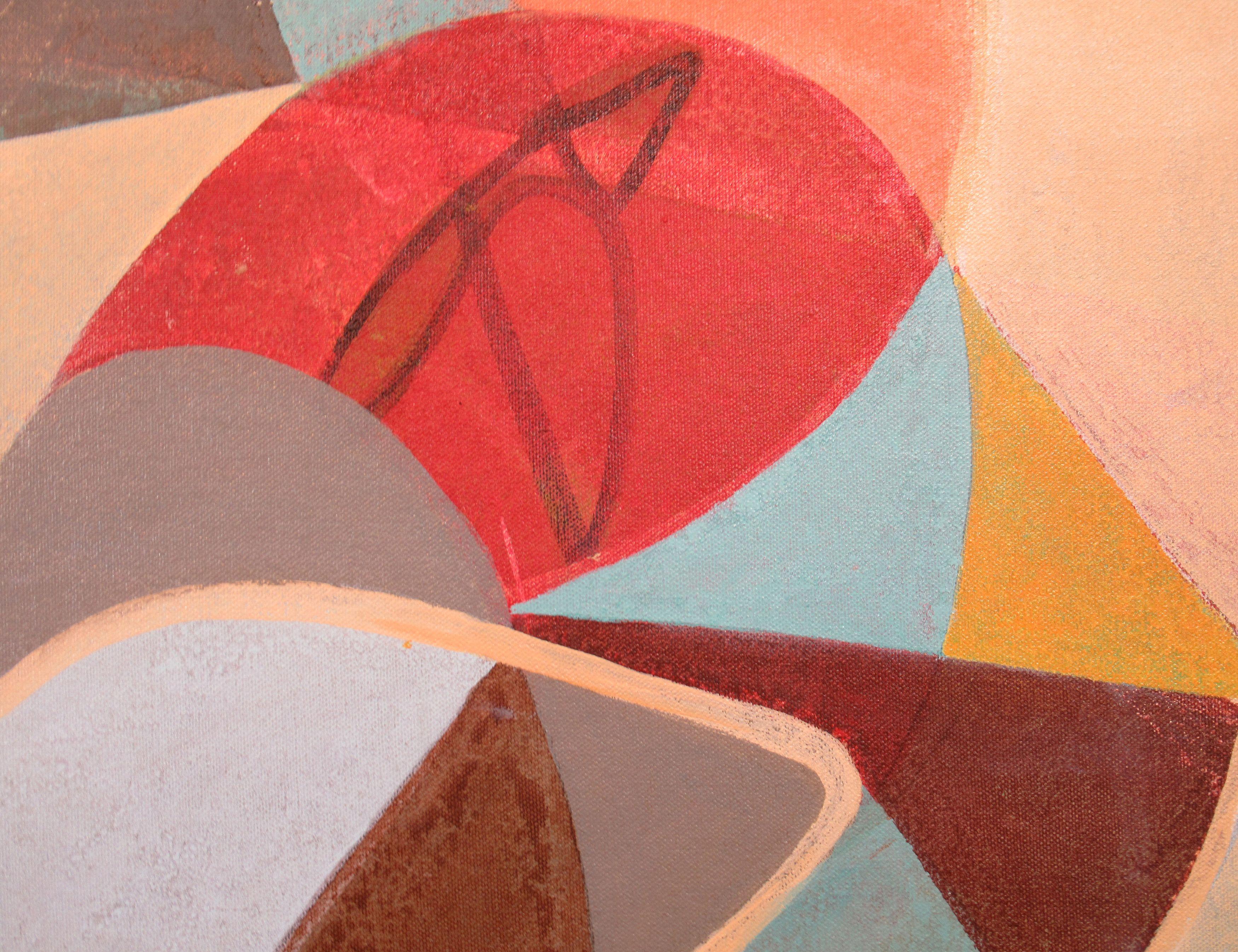 Red Robin, Pittura, Acrilico su tela - Painting di Hal Mayforth