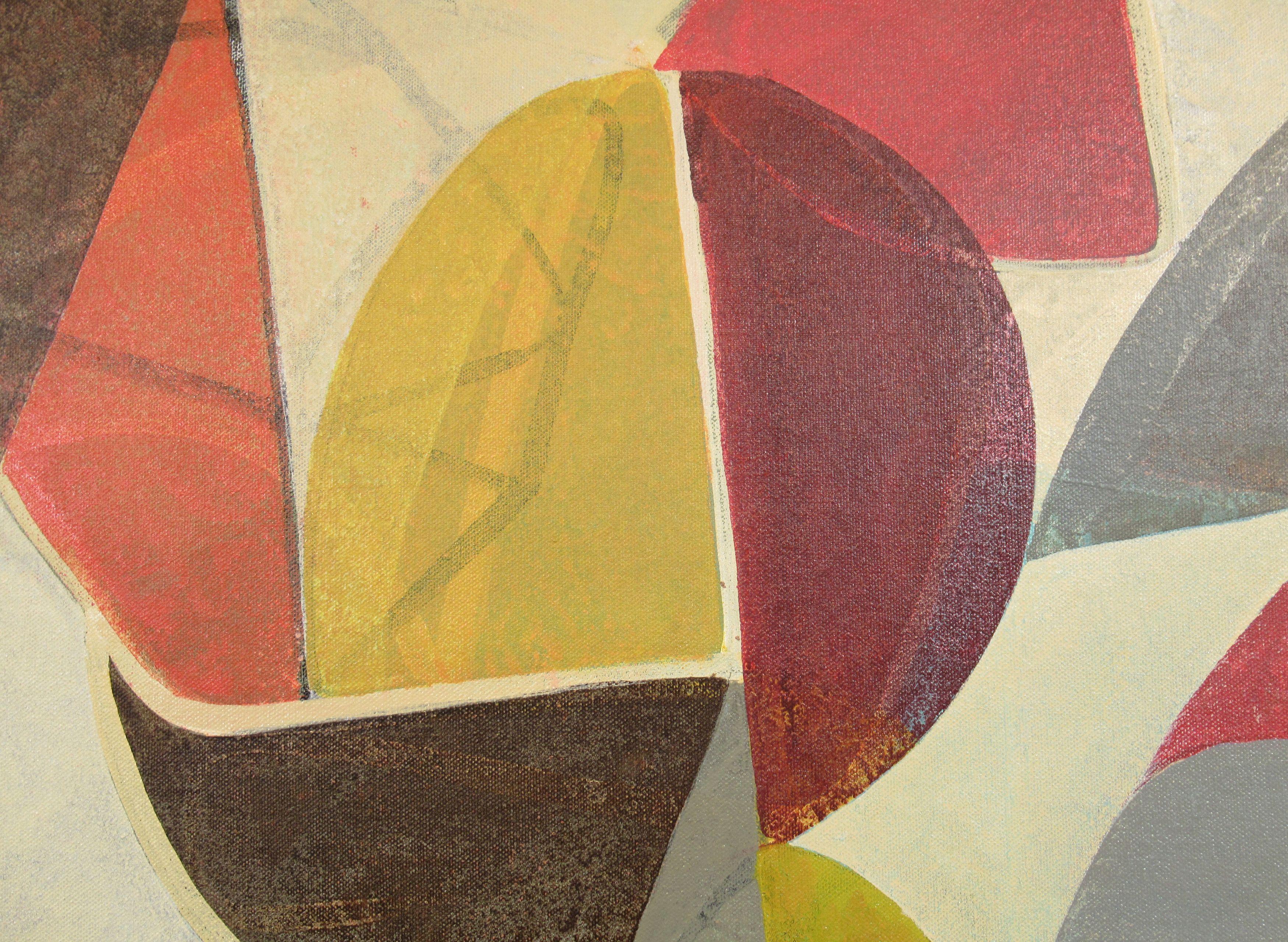 Red Robin, Pittura, Acrilico su tela - Painting Astratto di Hal Mayforth