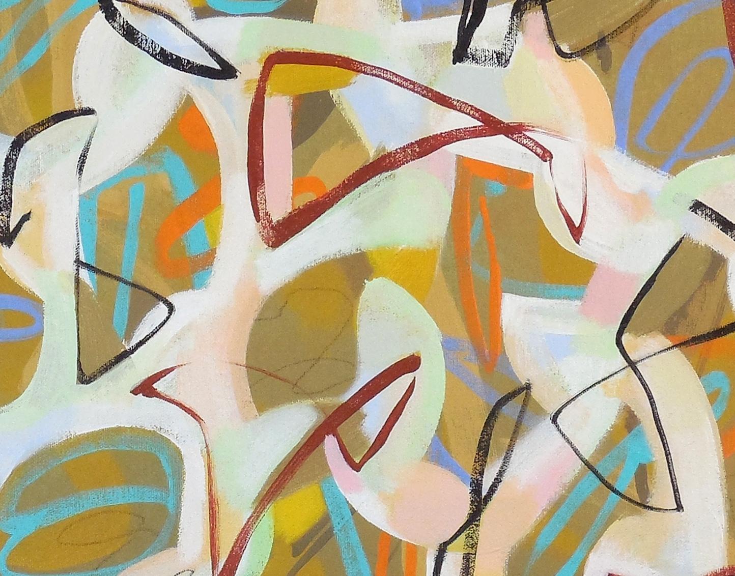 Hal Mayforth Abstract Painting – Samsara, Malerei, Acryl auf Leinwand