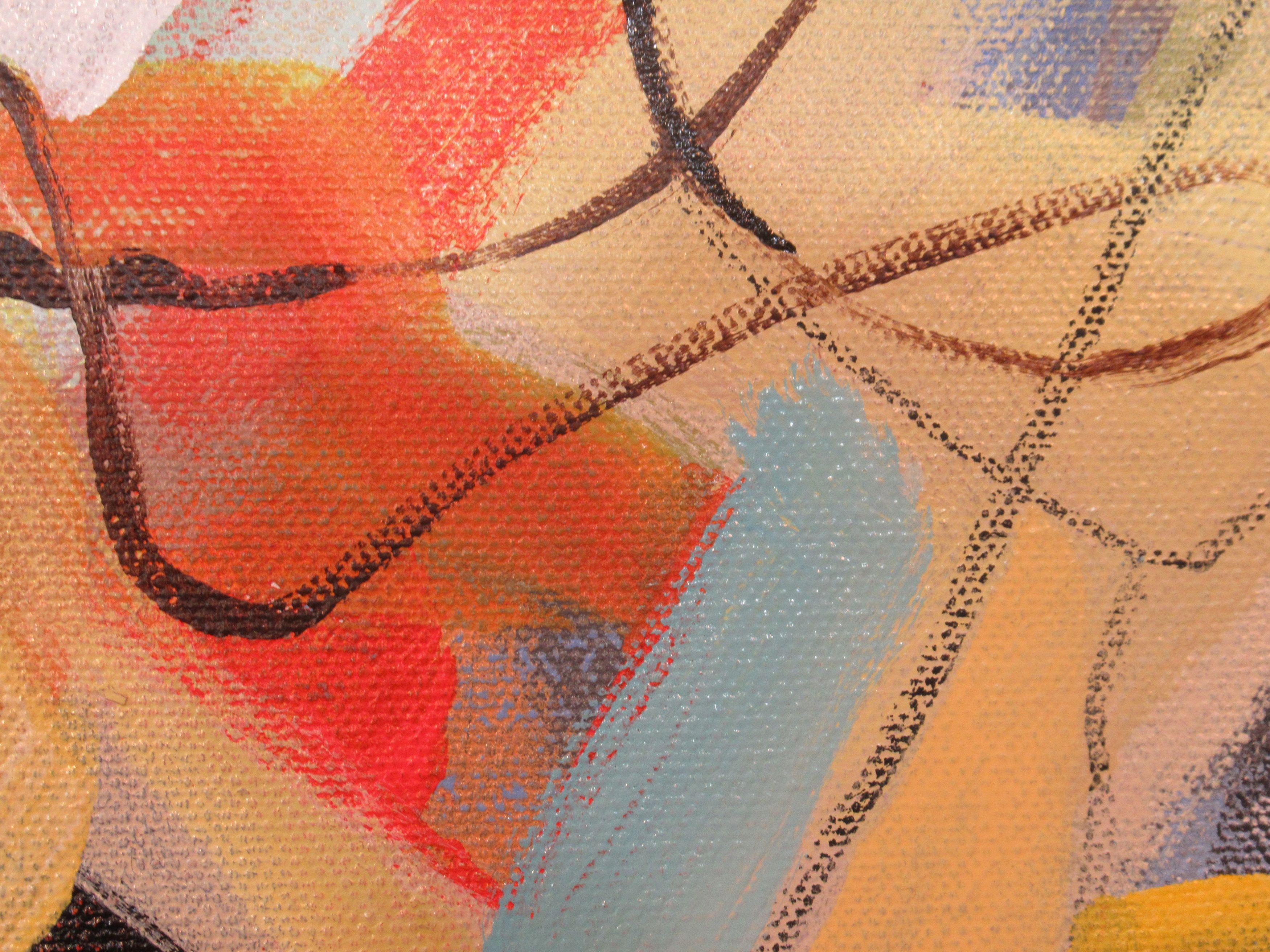 Side Eye, Painting, Acrylic on Canvas For Sale 1