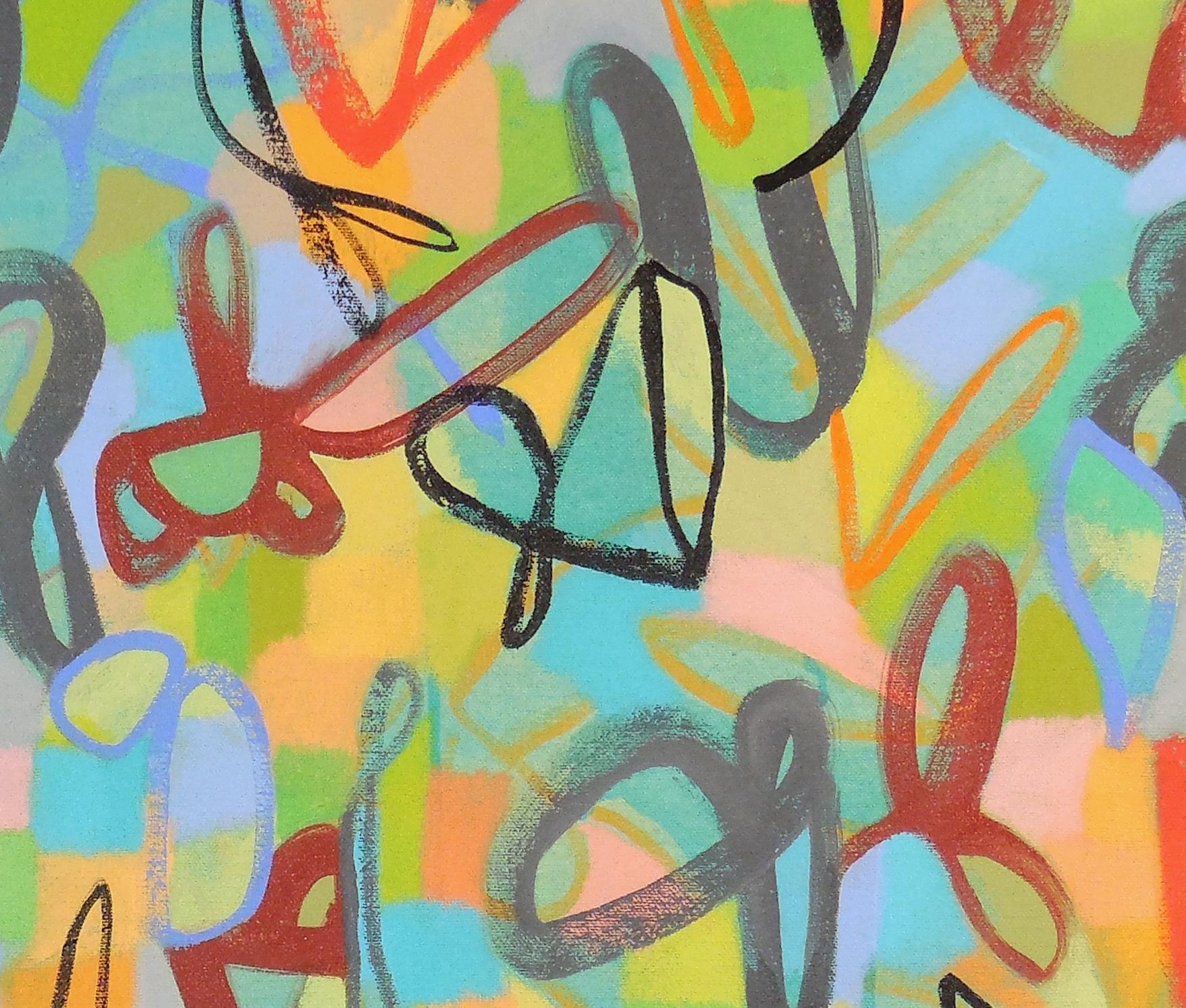 Squash Blossom, Gemälde, Acryl auf Leinwand – Painting von Hal Mayforth