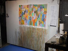 Stardust, Gemälde, Acryl auf Leinwand