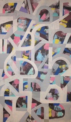 Streamliner, Gemälde, Acryl auf Leinwand