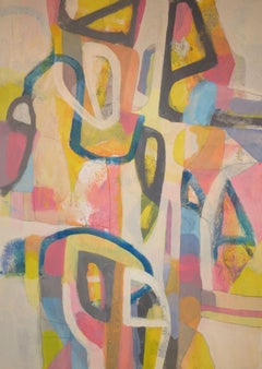 El filo de la picardía, Pintura, Acrílico sobre lienzo