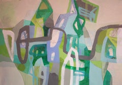El camino hacia adelante, Pintura, Acrílico sobre lienzo