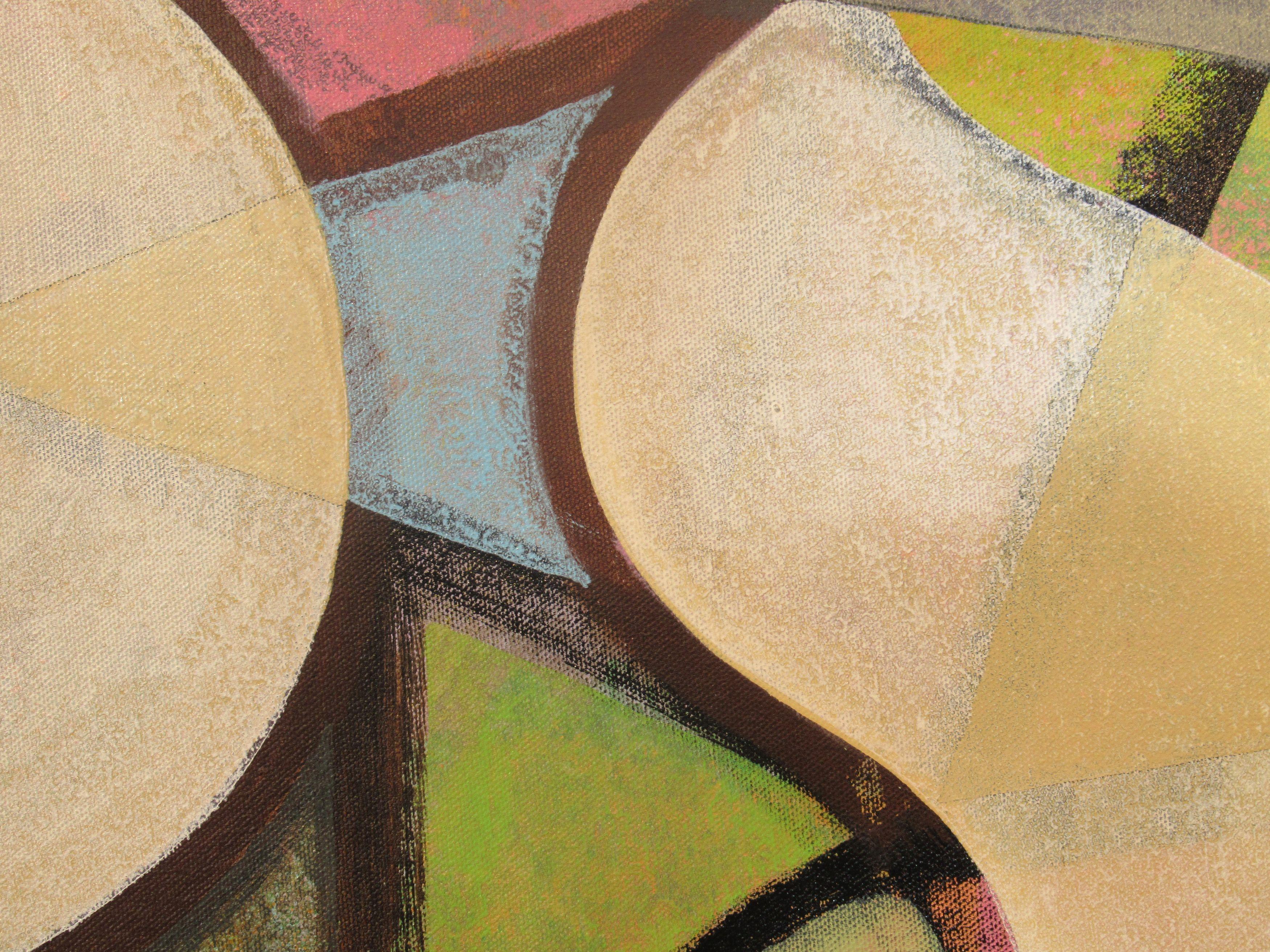 Il principio della cosa, Pittura, Acrilico su tela - Painting Astratto di Hal Mayforth