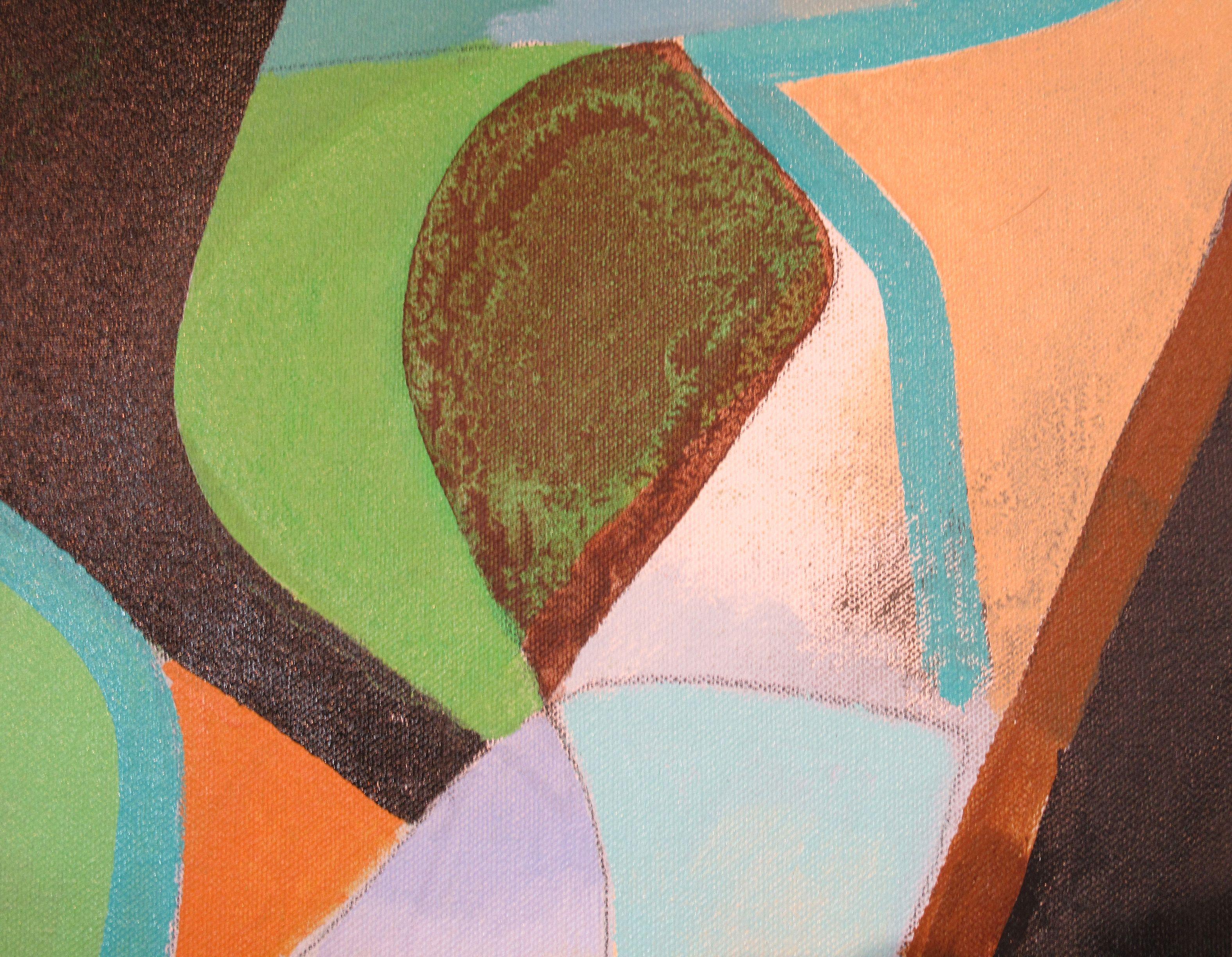 Tre buone ragioni, Pittura, Acrilico su tela - Painting Astratto di Hal Mayforth