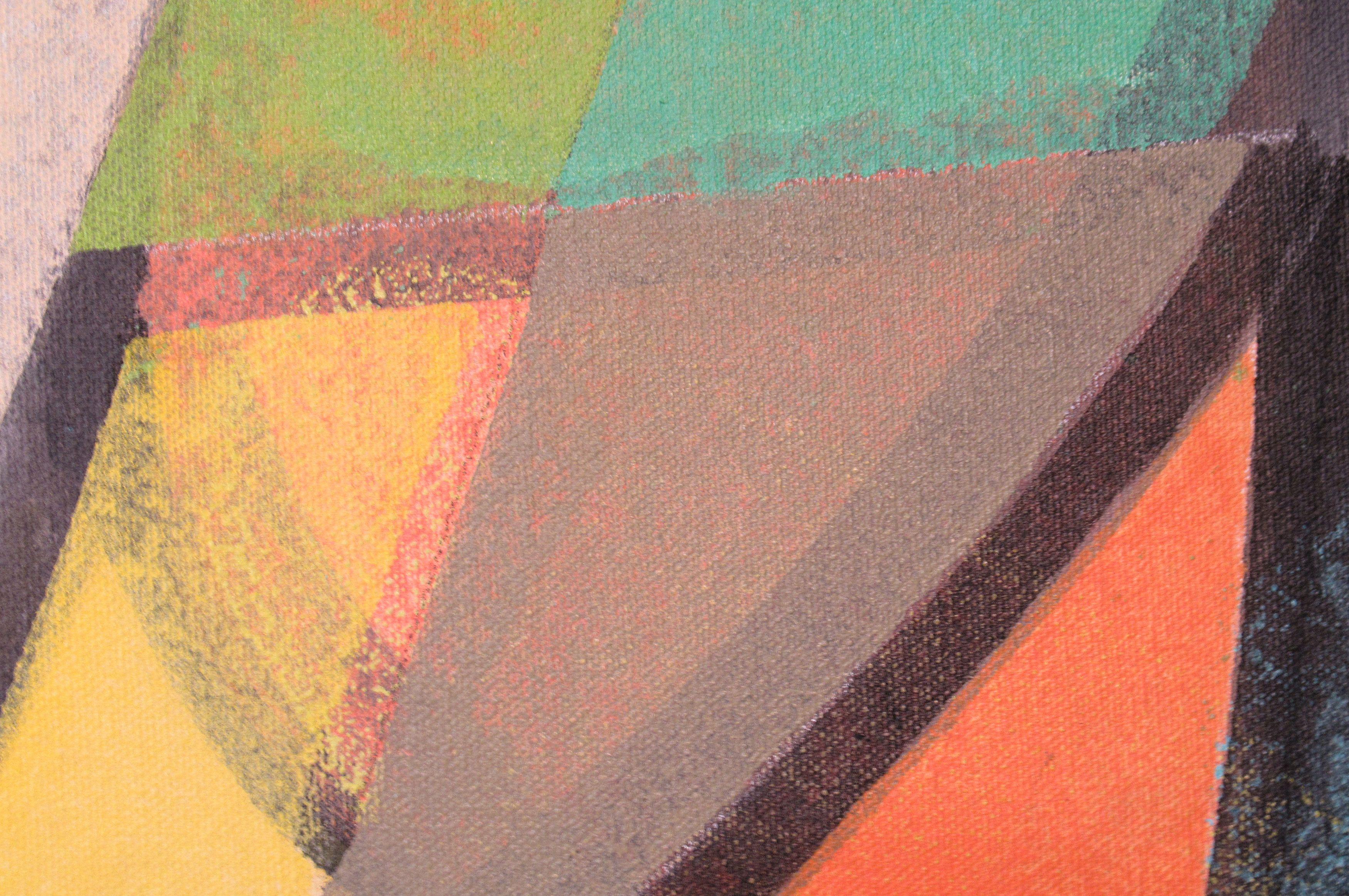 Vincent Flats, Pintura, Acrílico sobre lienzo - Painting Abstracto de Hal Mayforth