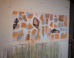 Waterloo Sunset, Painting, Acrylic on Canvas