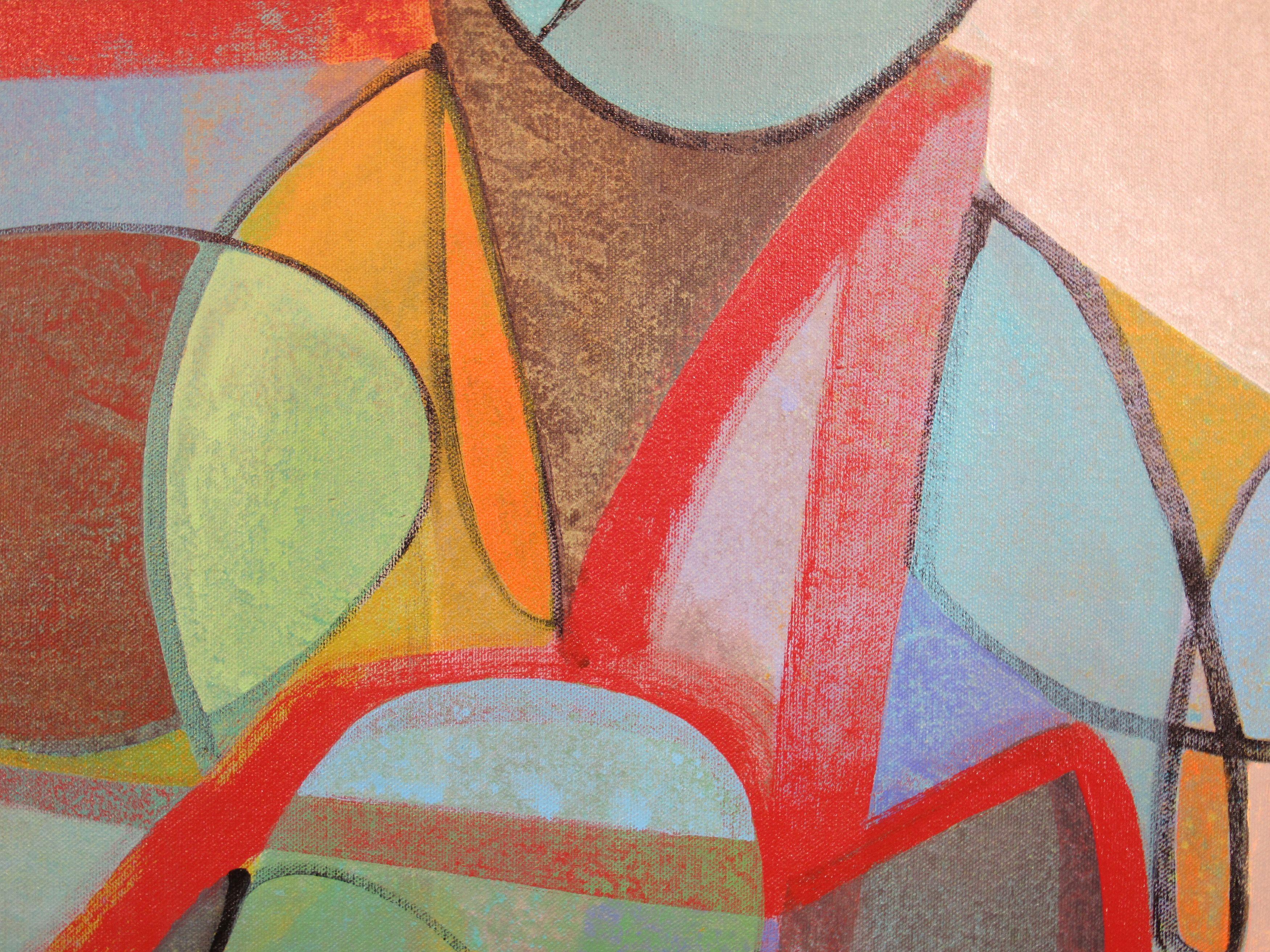 Cosa possiamo imparare?, Pittura, Acrilico su tela - Painting di Hal Mayforth