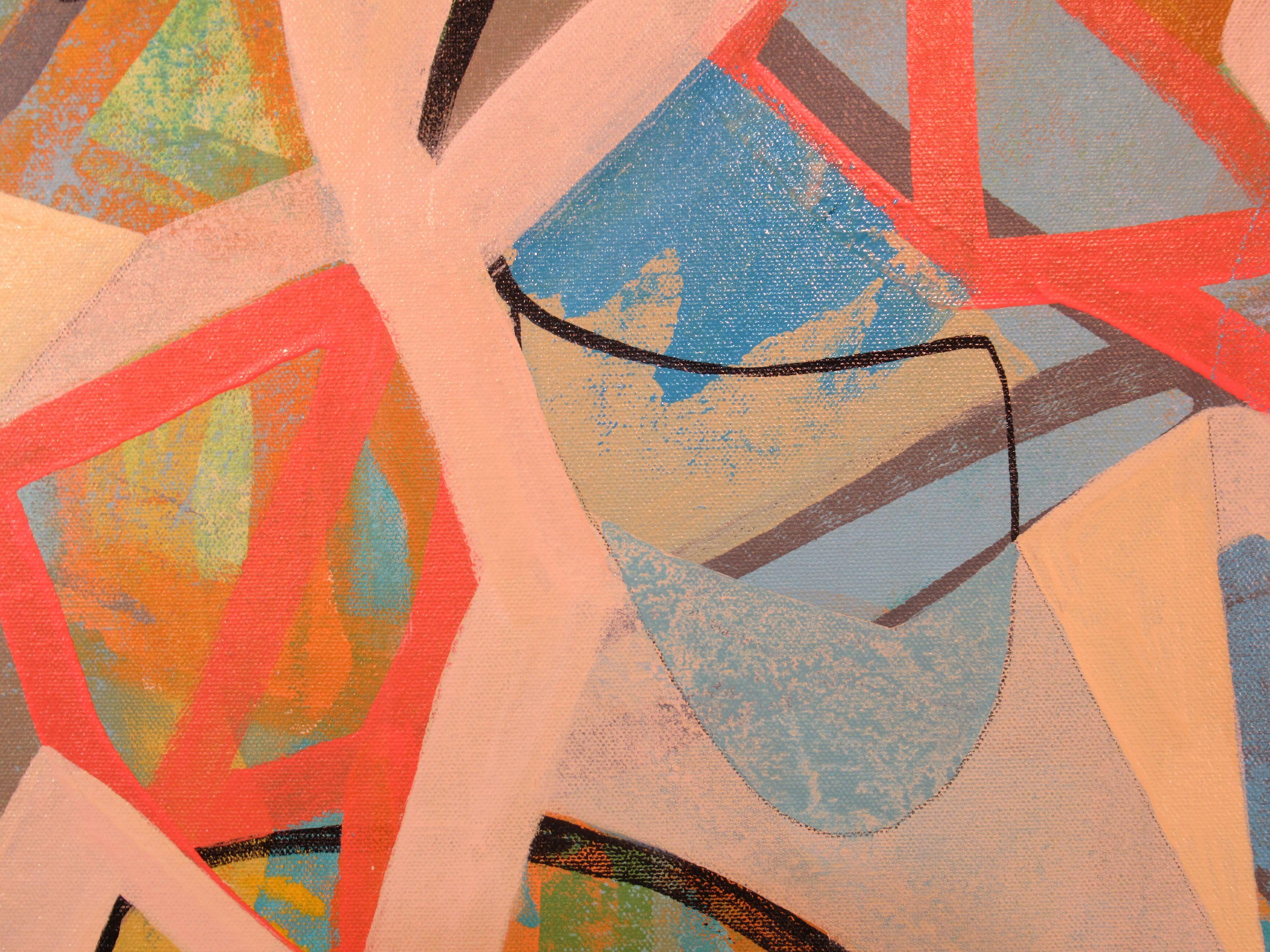 Whiz Kid, Pintura, Acrílico sobre lienzo - Painting de Hal Mayforth