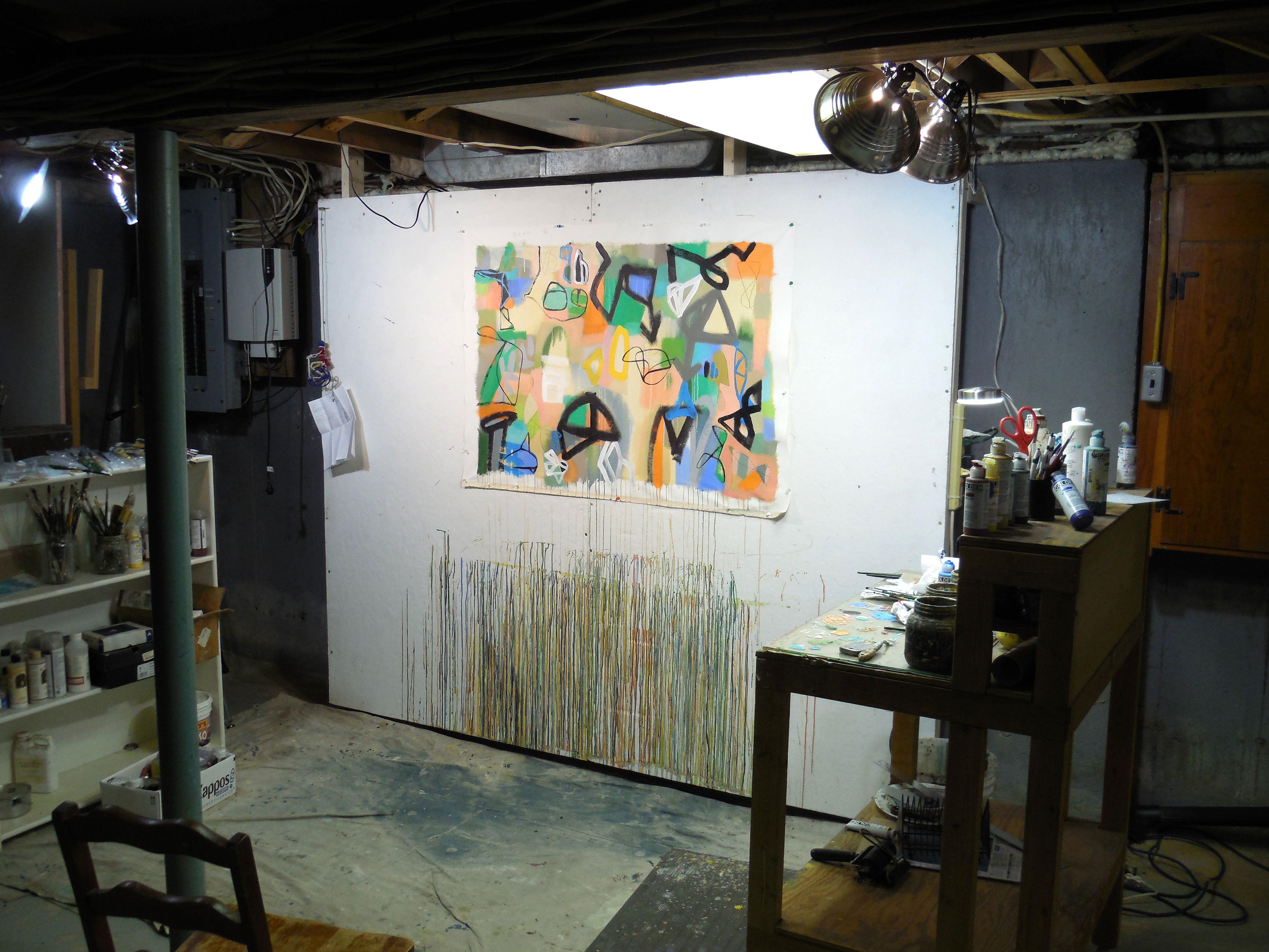 Willy Nilly, Pittura, Acrilico su tela - Painting di Hal Mayforth