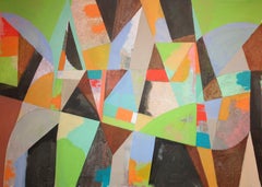 Zipline to Winooski, Painting, Acrylic on Canvas