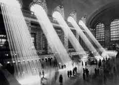 'Sun Beams into Grand Central Station' Archival Photograph by Getty 16 x 12