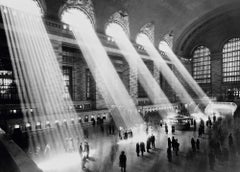 Vintage 'Sun Beams into Grand Central Station' Limited Edition Photograph 30X40