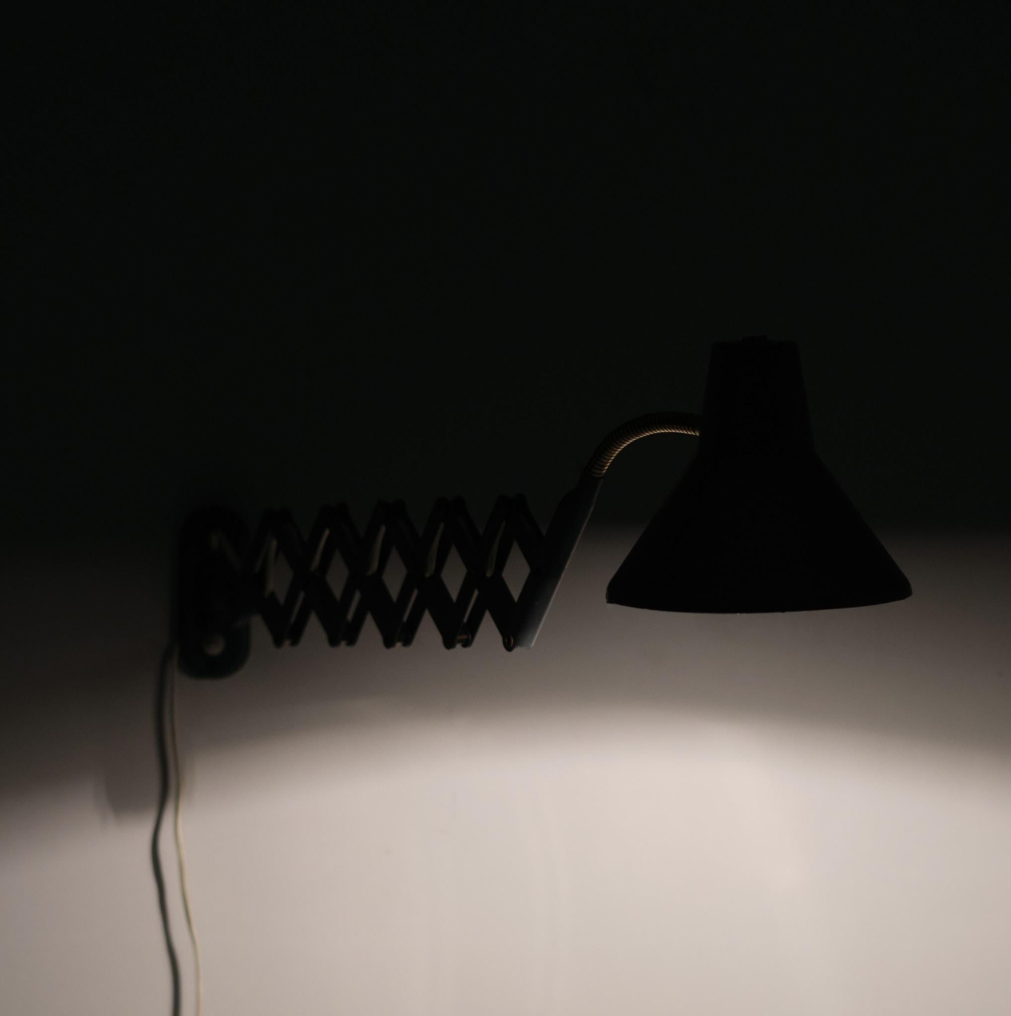 Hala Scissor Wall Lamp 1950s T H Busquet 2