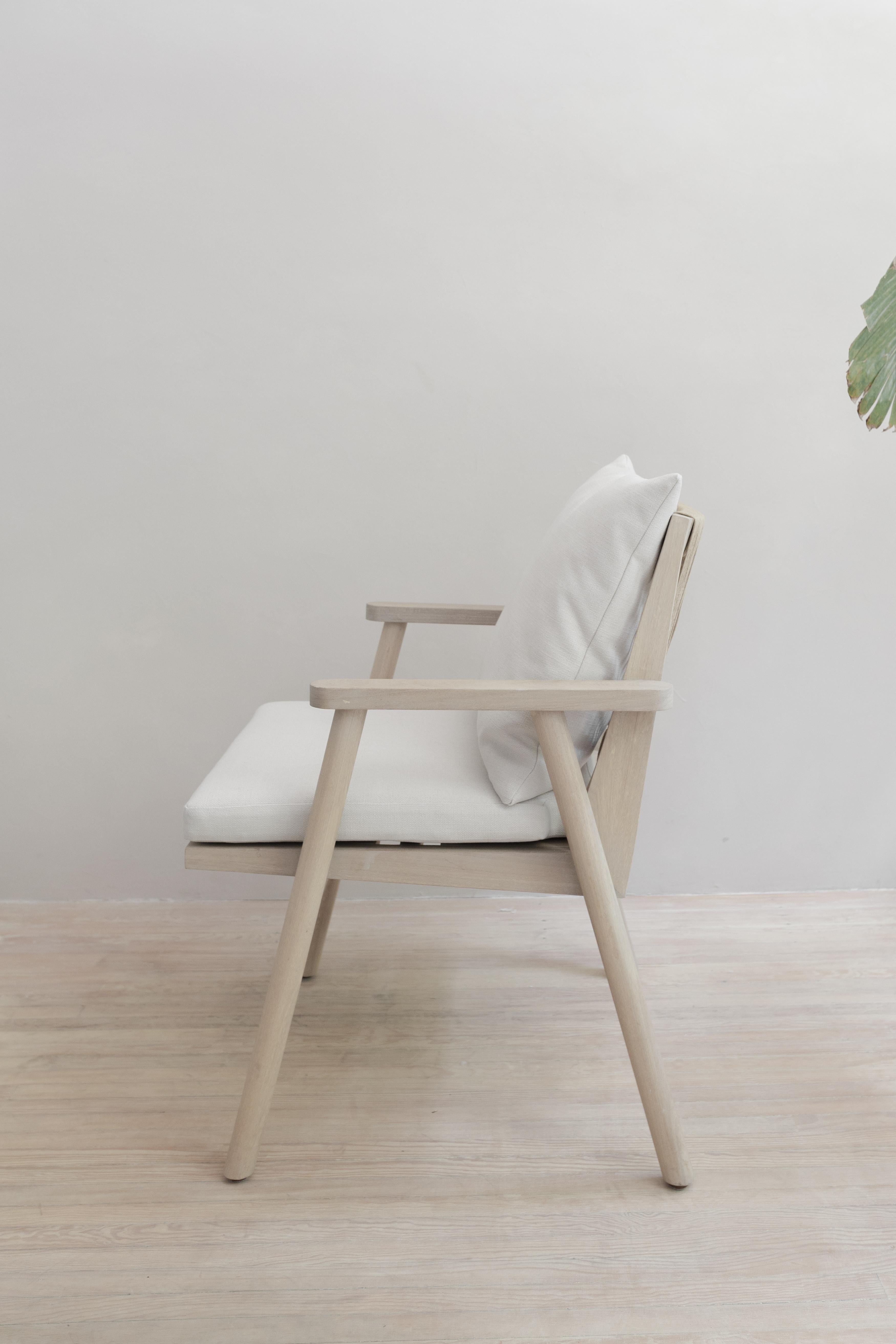 Modern Hala Wood Chair For Sale