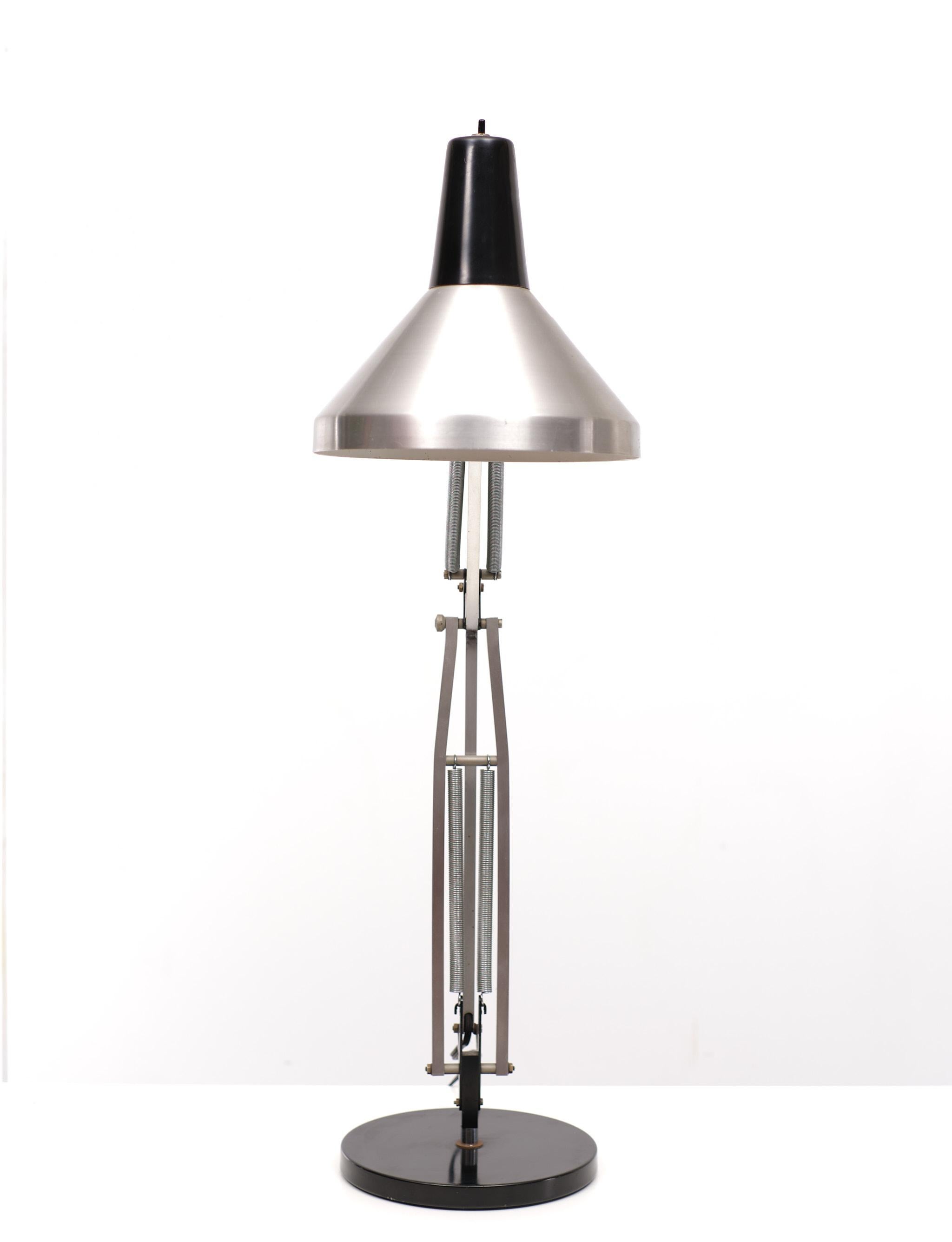 Metal Hala Zeist Architect Desk Lamp, Dutch, 1960s For Sale