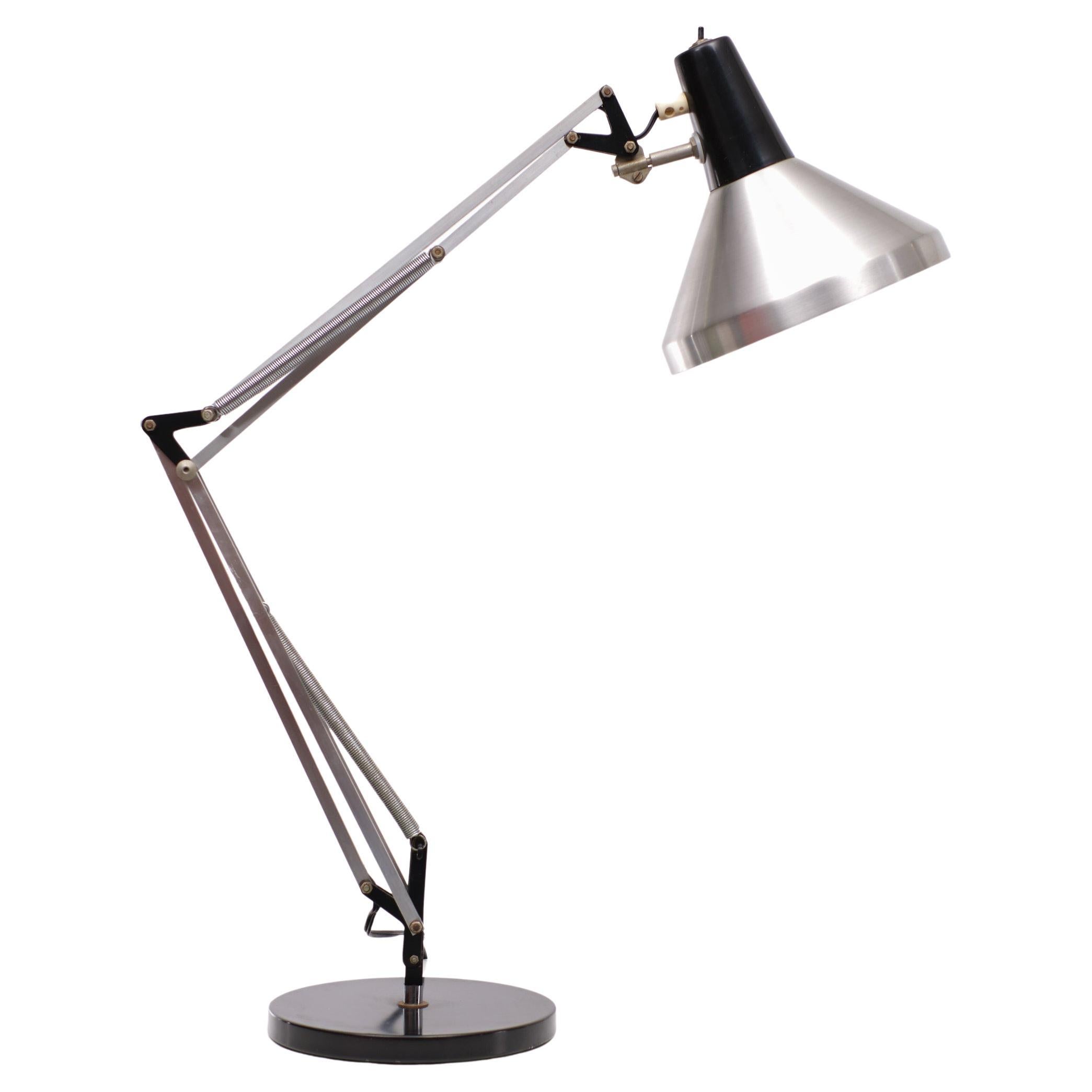 Hala Zeist Architect Desk Lamp, Dutch, 1960s For Sale at 1stDibs