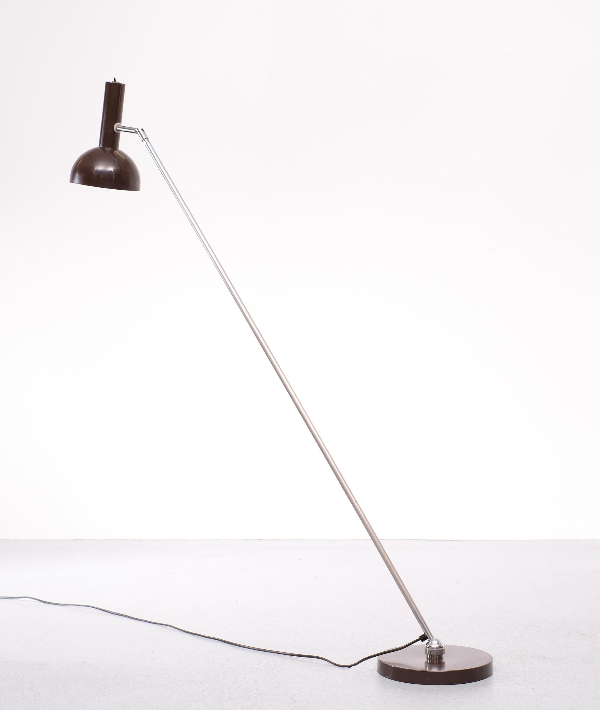 Mid-Century Modern Hala Zeist Bal in Socket Floorlamp H Busquet Dutch, 1960s For Sale
