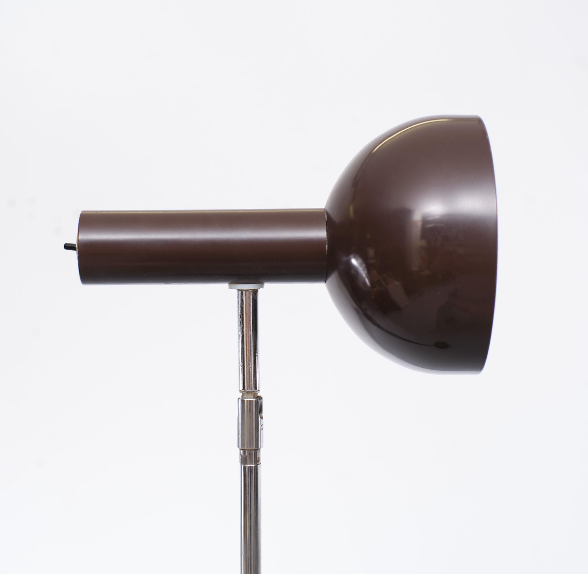 Mid-20th Century Hala Zeist Bal in Socket Floorlamp H Busquet Dutch, 1960s For Sale