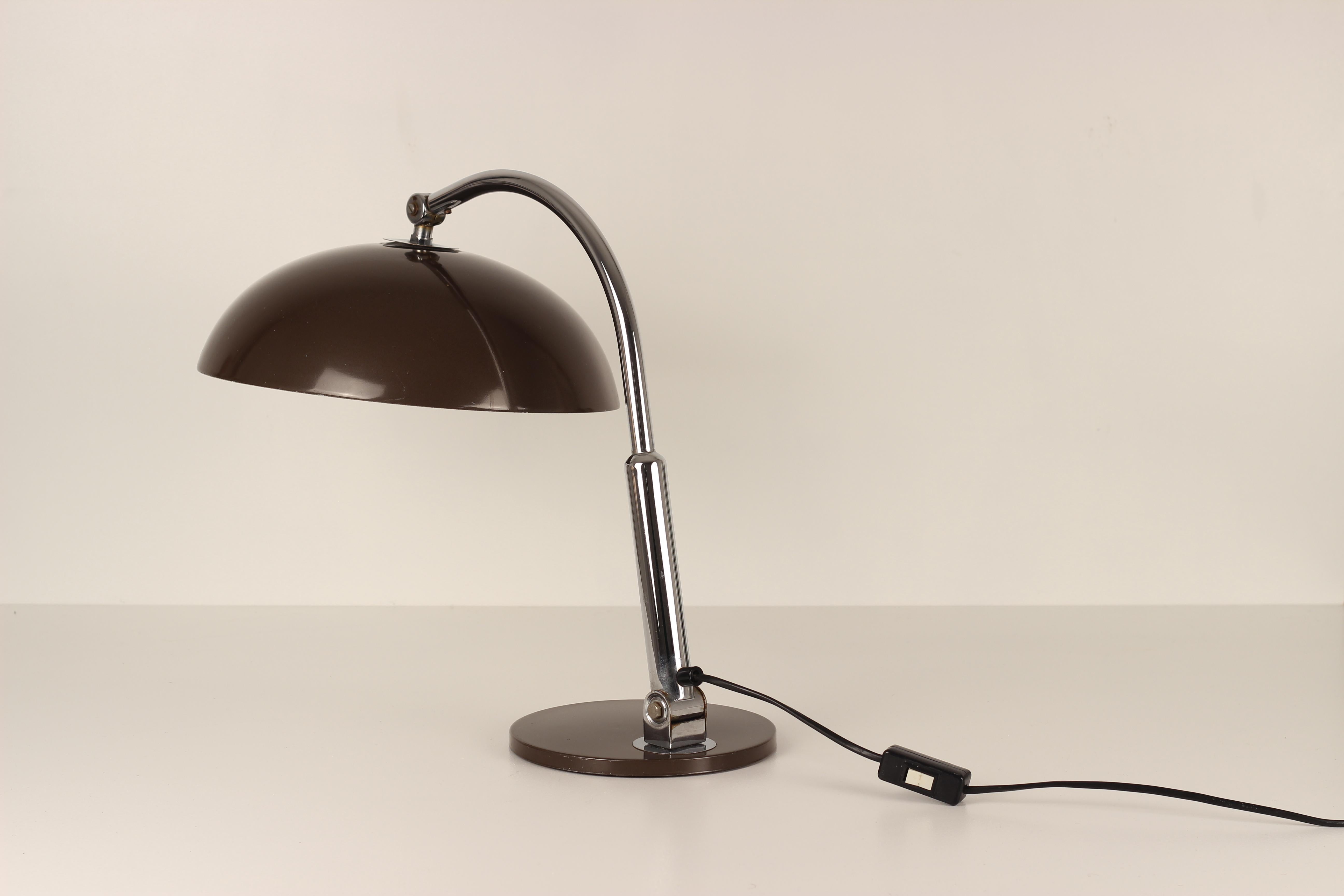 Steel Hala Zeist Desk Lamp in the Bauhaus Style Designed, 1930’s-1960’s For Sale