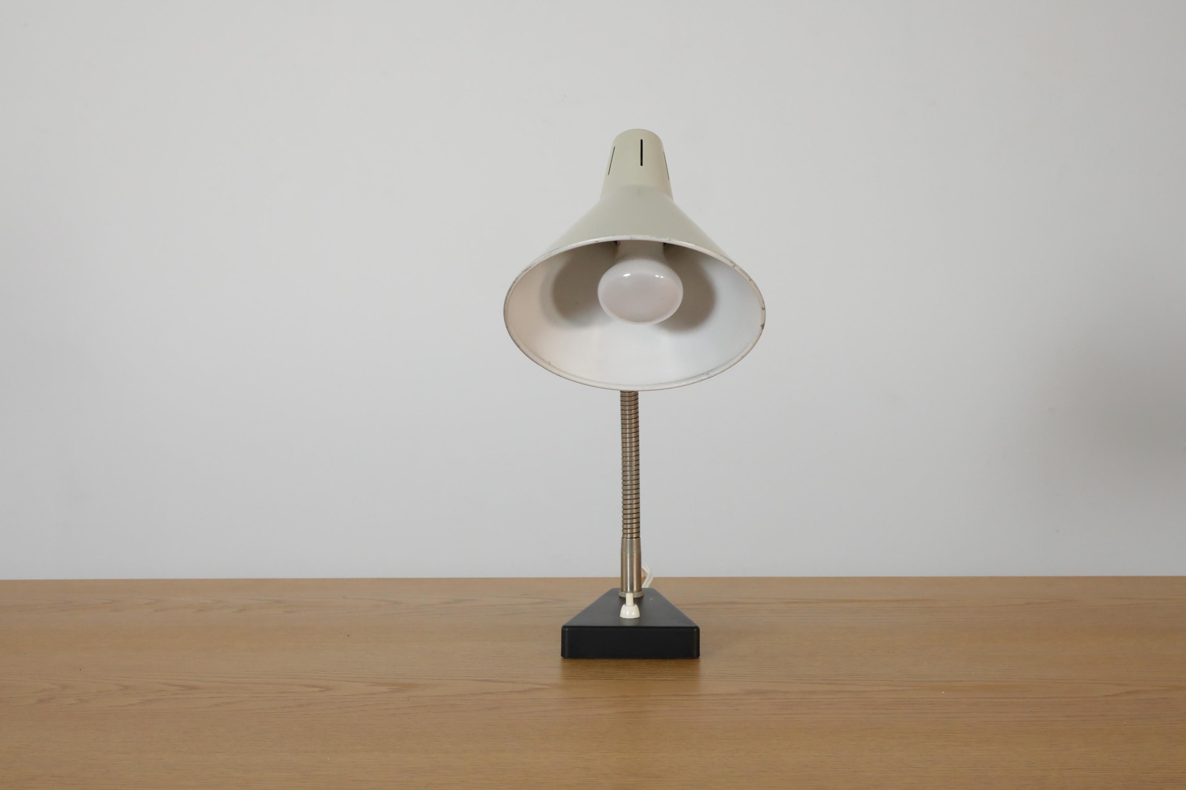 Mid-20th Century Hala Zeist Industrial Gooseneck Table Lamp For Sale