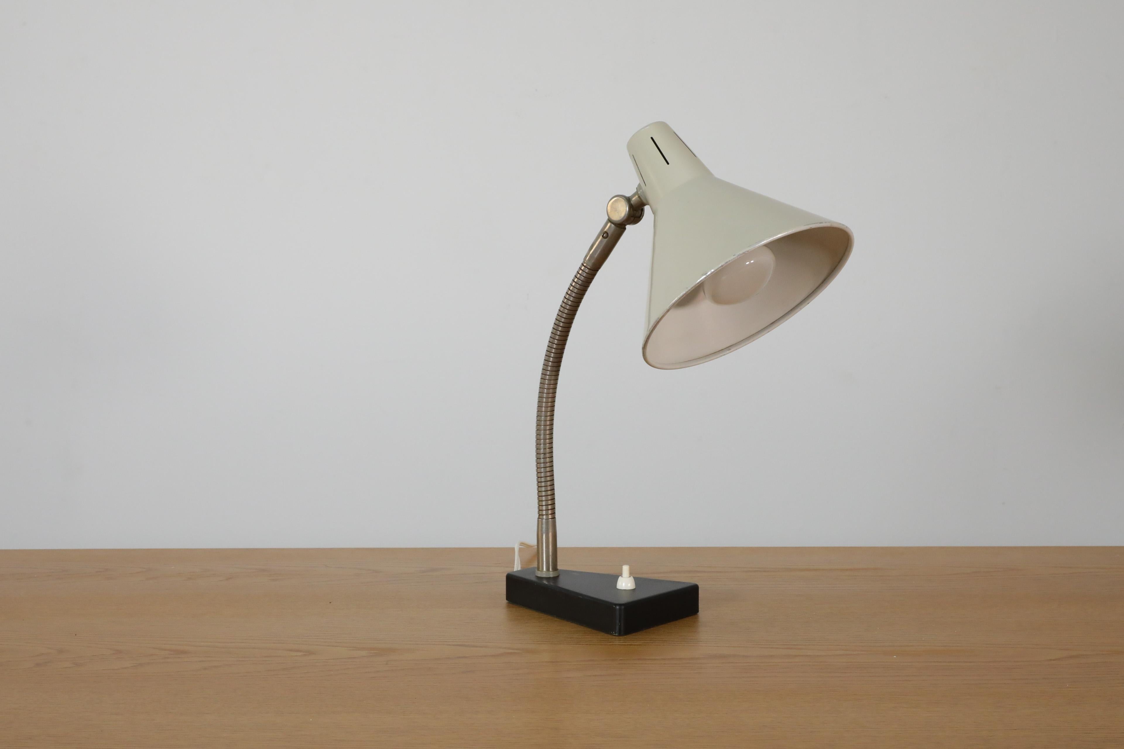 Metal Hala Zeist Industrial Gooseneck Table Lamp For Sale