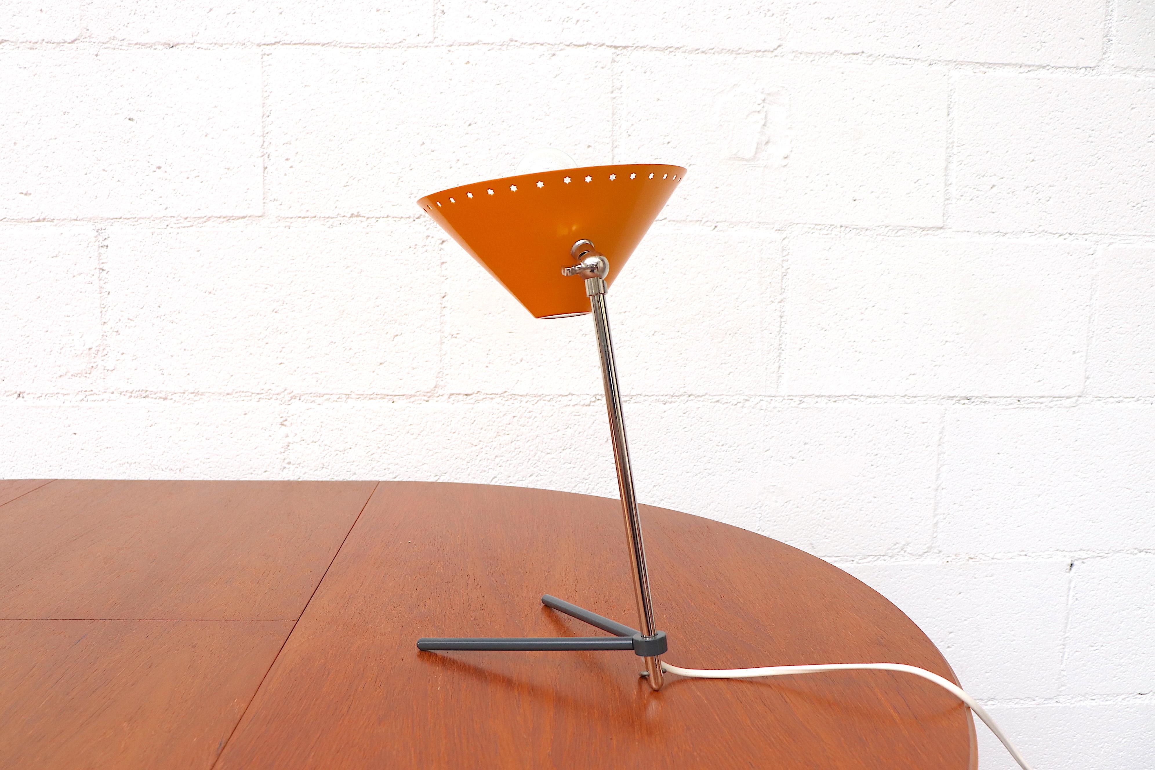 Mid-20th Century Hala Zeist Yellow Enameled Pinocchio Table or Wall Lamp