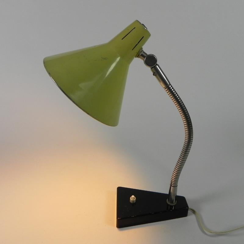 Dutch Hala 'Zonneserie' bureaulamp van H. Busquet, jaren 60 For Sale
