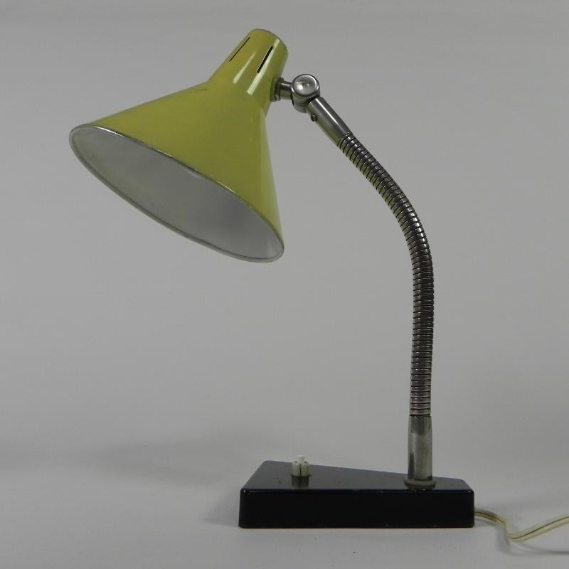 Hala 'Zonneserie' bureaulamp van H. Busquet, jaren 60 For Sale 1