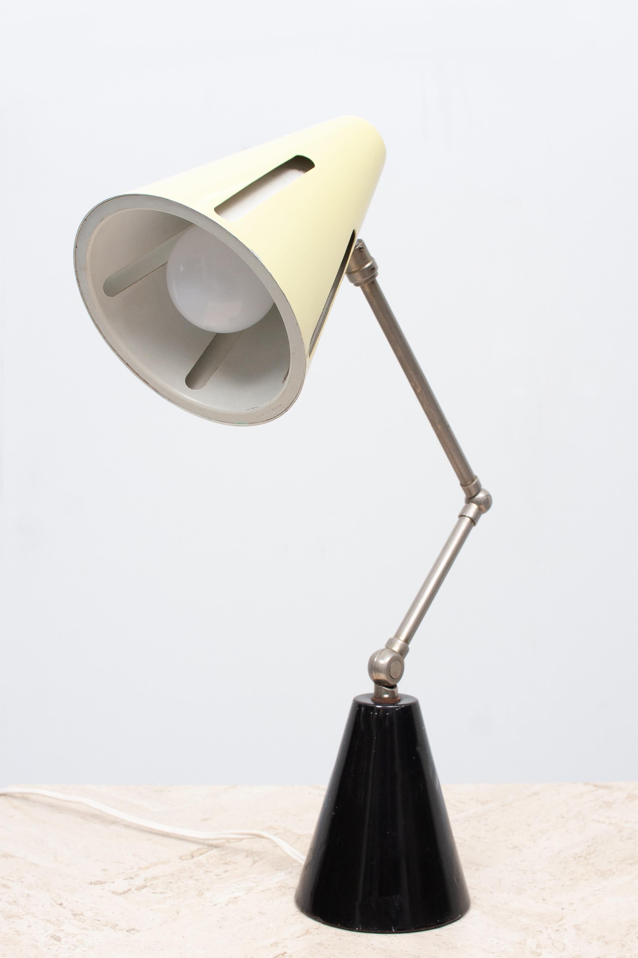 Dutch Hala Zonneseries Piano Lamp 1956 H Busquet