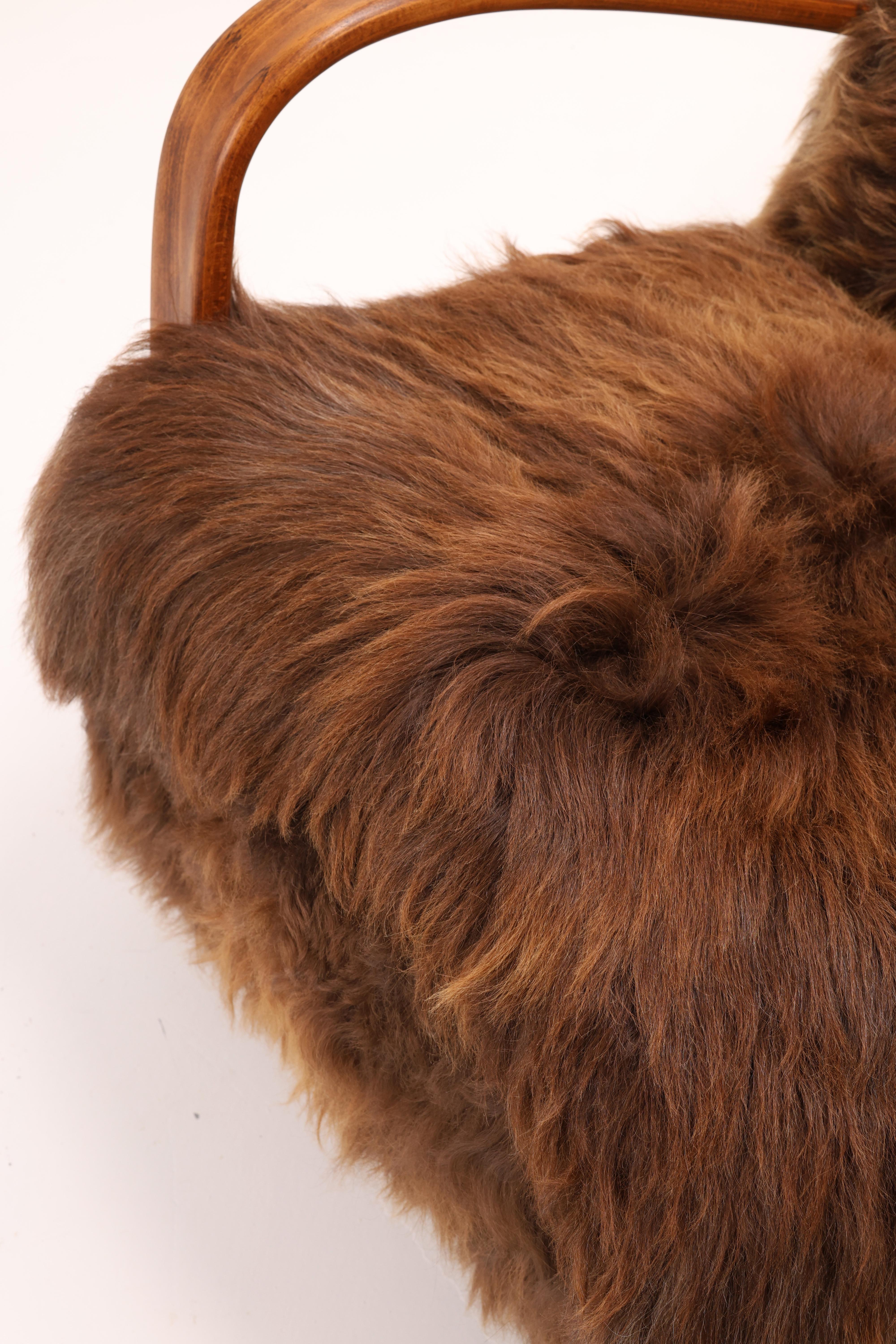 Laine Halabala Model H-269 Armchair, c.1930s in Icelandic Sheep Wool (fauteuil en laine de mouton islandaise). en vente