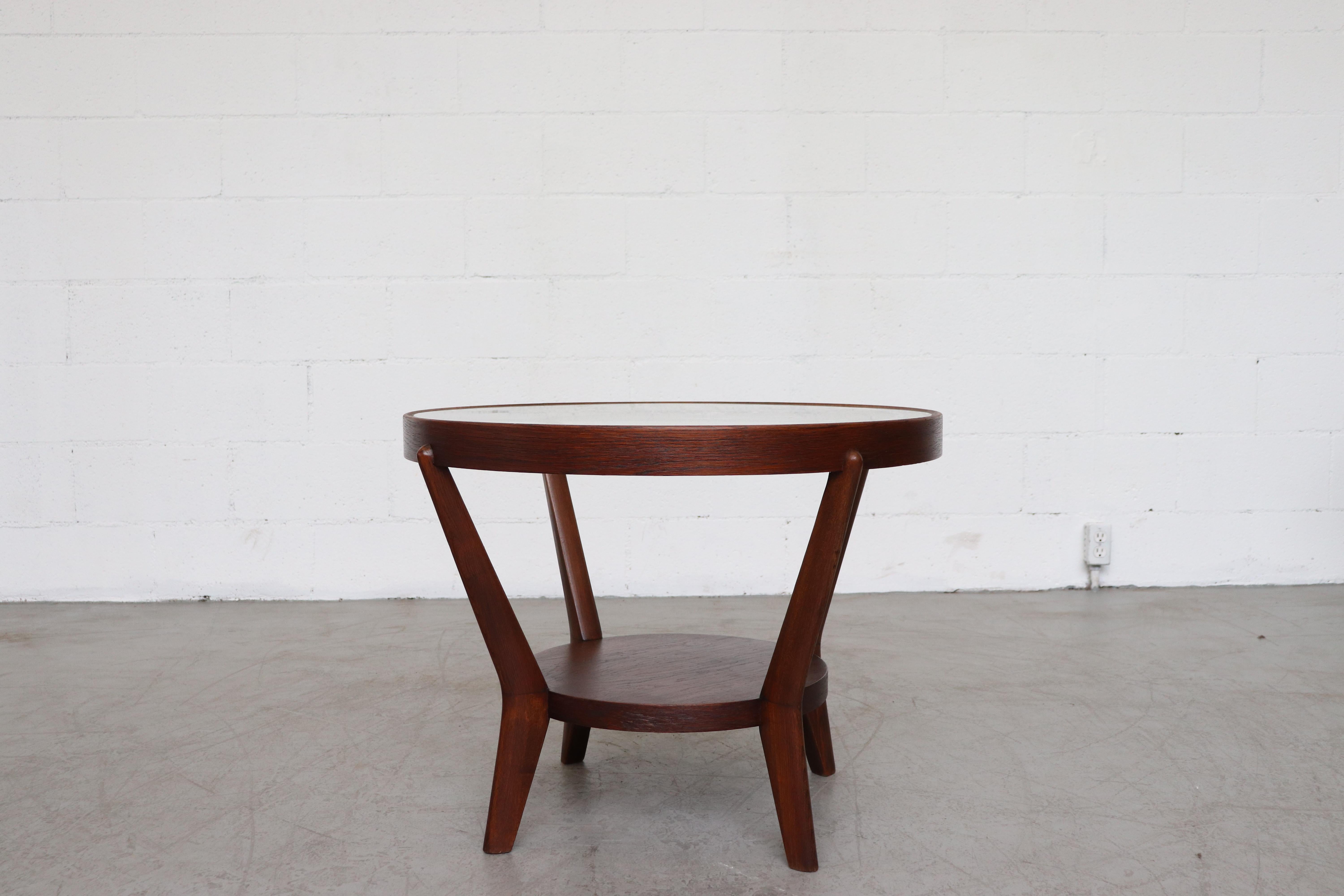 dark wood small table