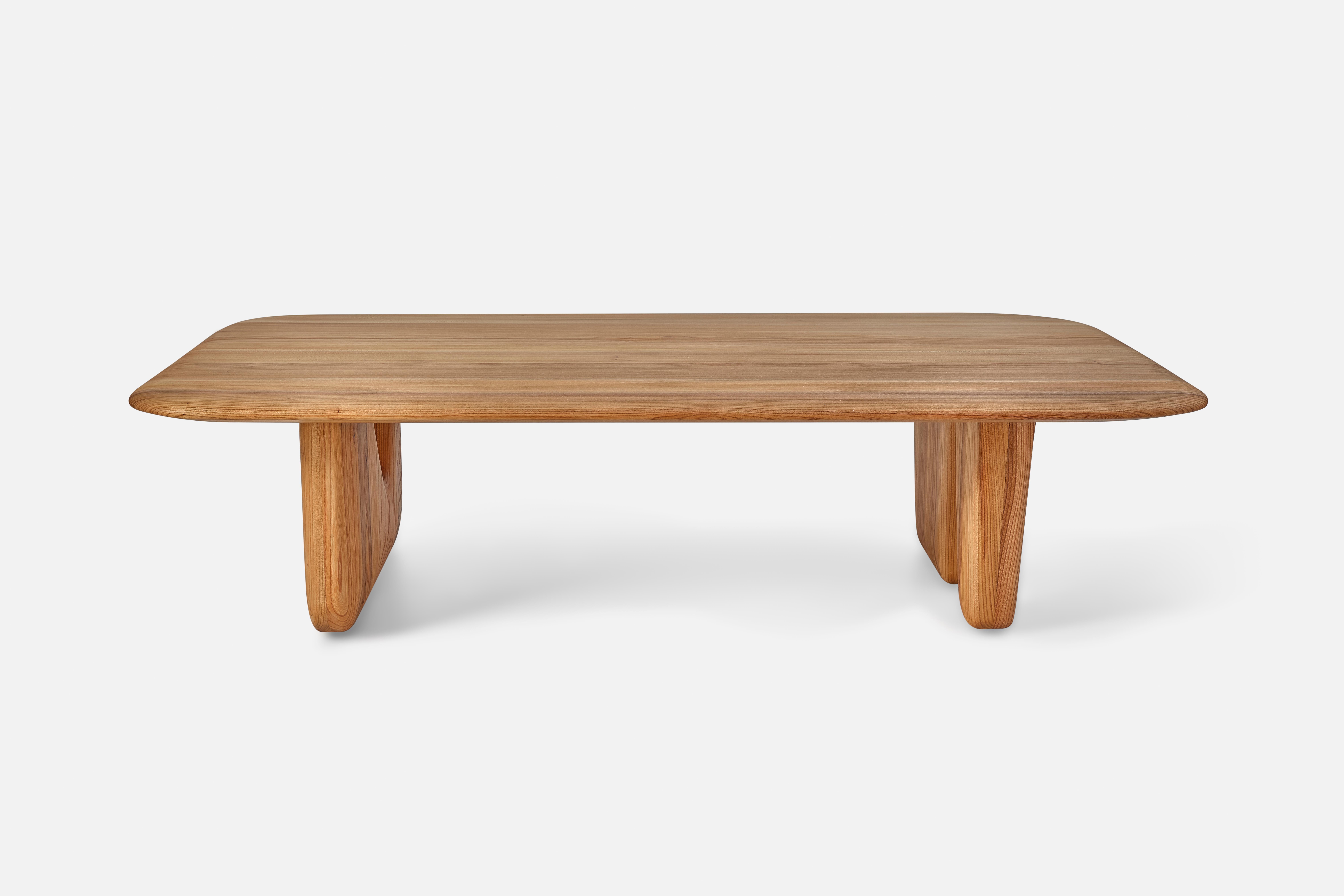 Halach Low Table L by Contemporary Ecowood
Dimensions: W 111 x D 185 x H 45 cm.
Materials: American Oak.
Color: Natural

Contemporary Ecowood’s story began in a craft workshop in 2009. Our wood passion made us focus on fallen trees in the