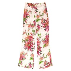 Hale Bob Floral-Print Flared Trousers
