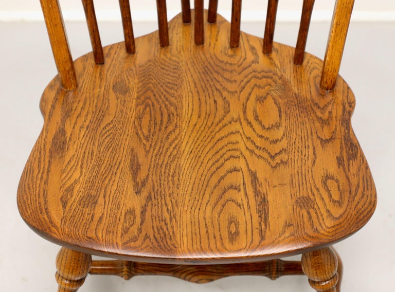 HALE Mid 20th Century Solid Oak Windsor Dining Side Chairs Pair C at 1stDibs hale of vermont