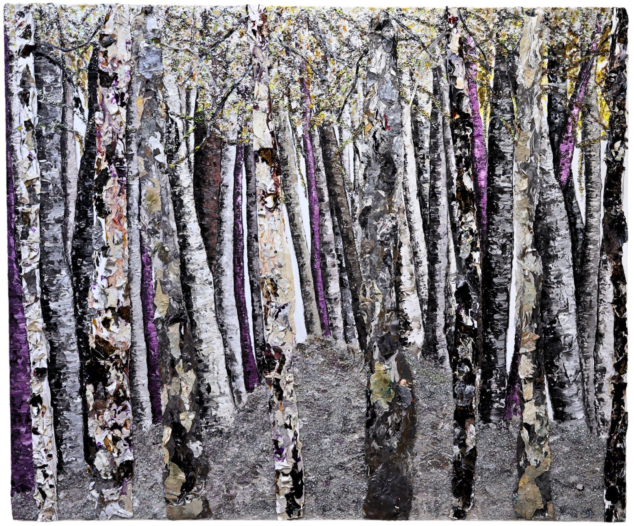 Reflexiones místicas - Mixed Media Art de Haleh Mashian 