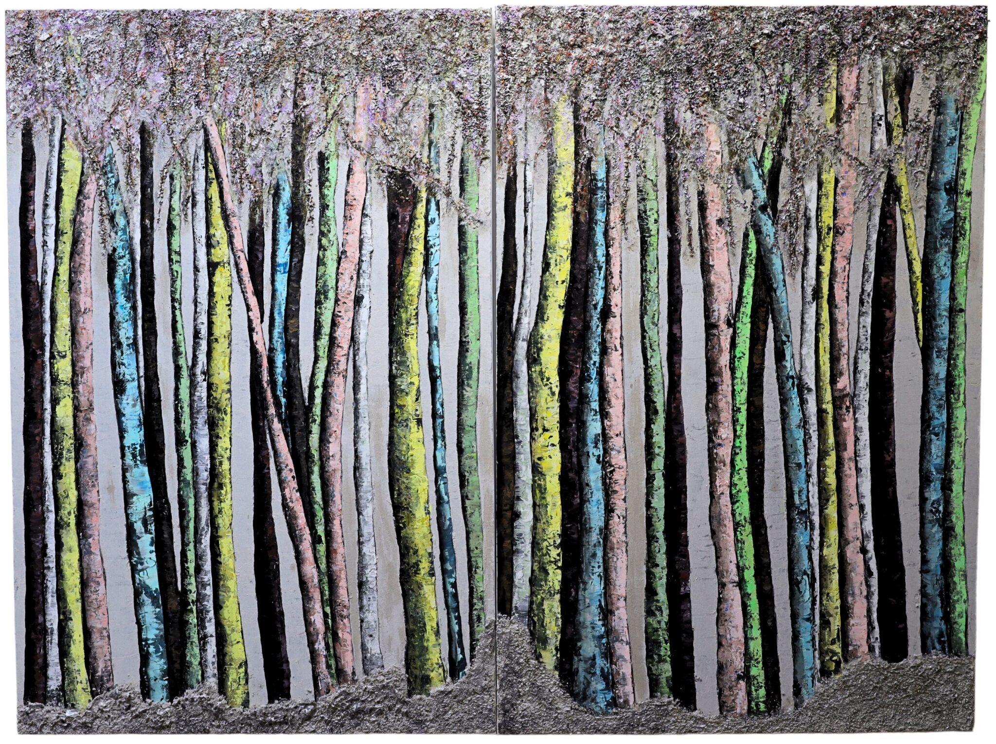 Sinfonía de primavera - Mixed Media Art de Haleh Mashian 