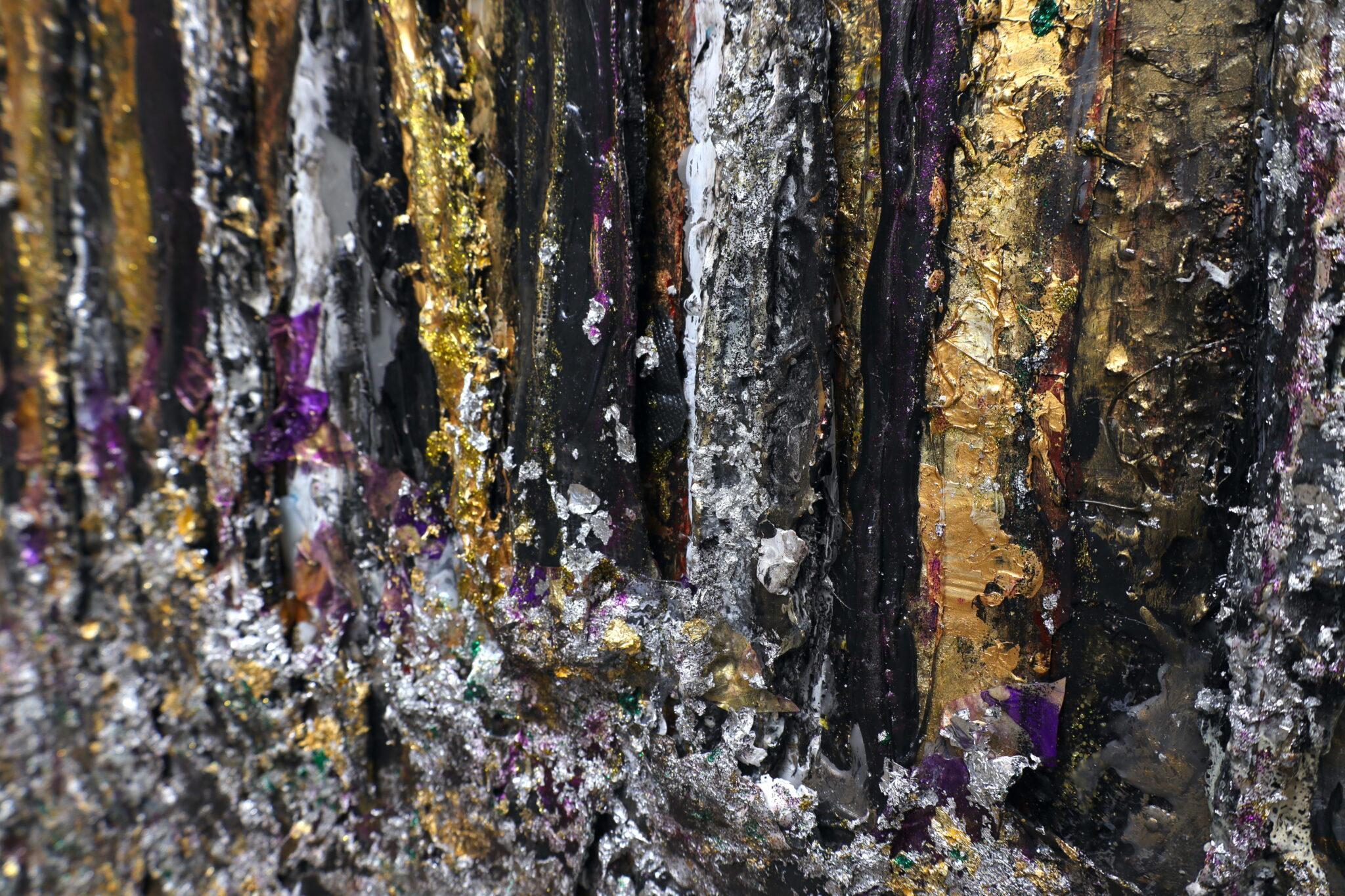 Opulent Embrace - Contemporary Painting by Haleh Mashian 