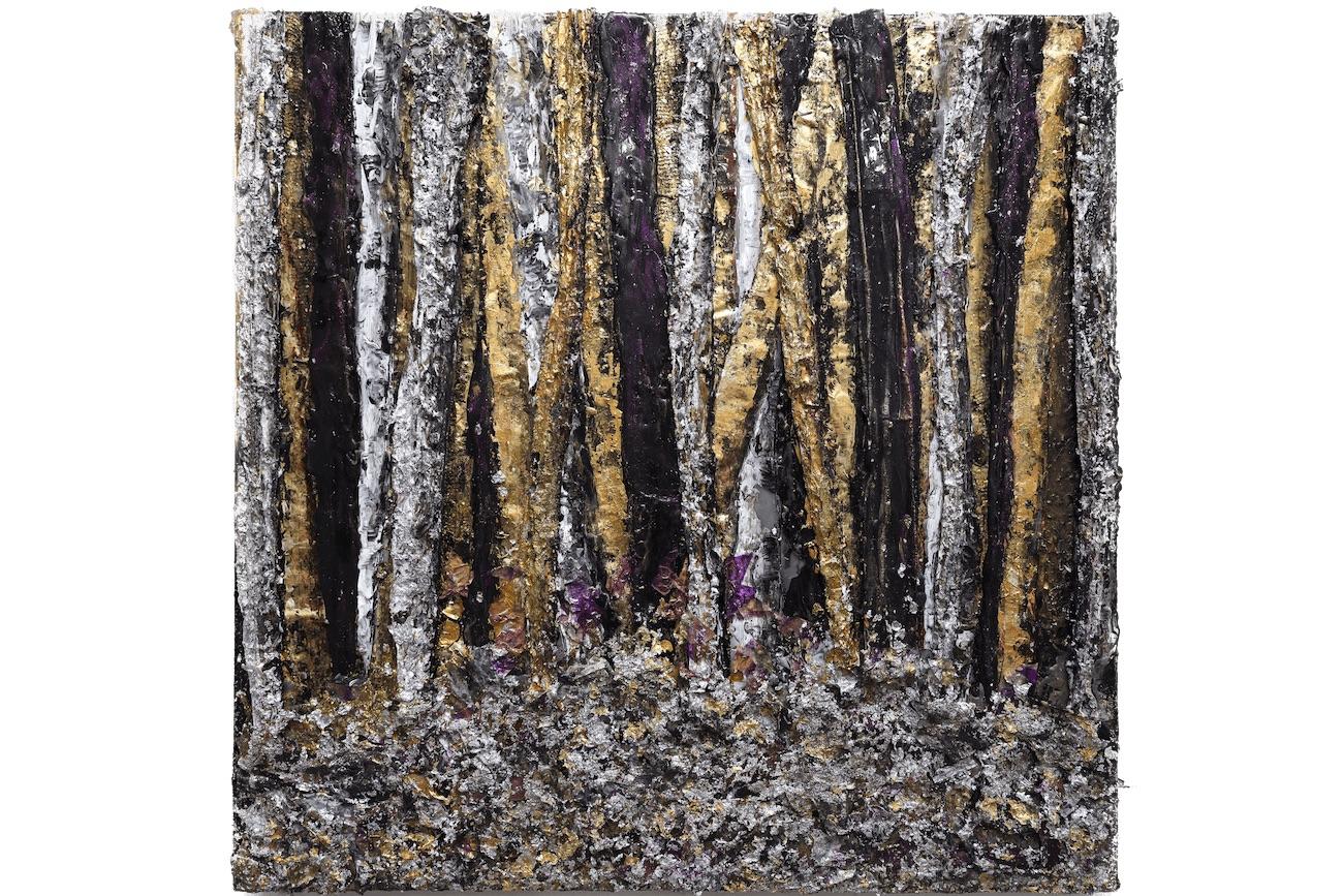 Haleh Mashian  Landscape Painting - Opulent Embrace